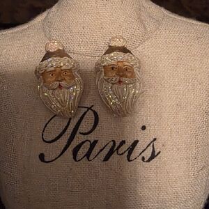 Festive Santa Claus Earrings